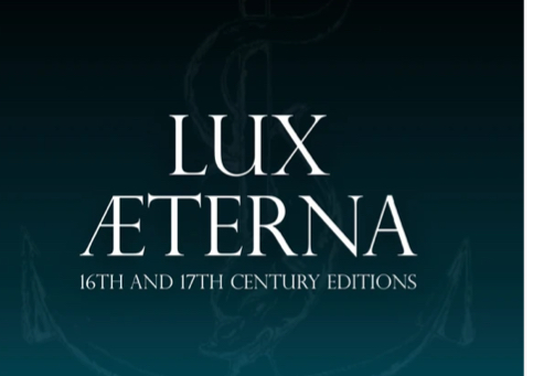 New project: Lux Aeterna – 16th and 17th century editions